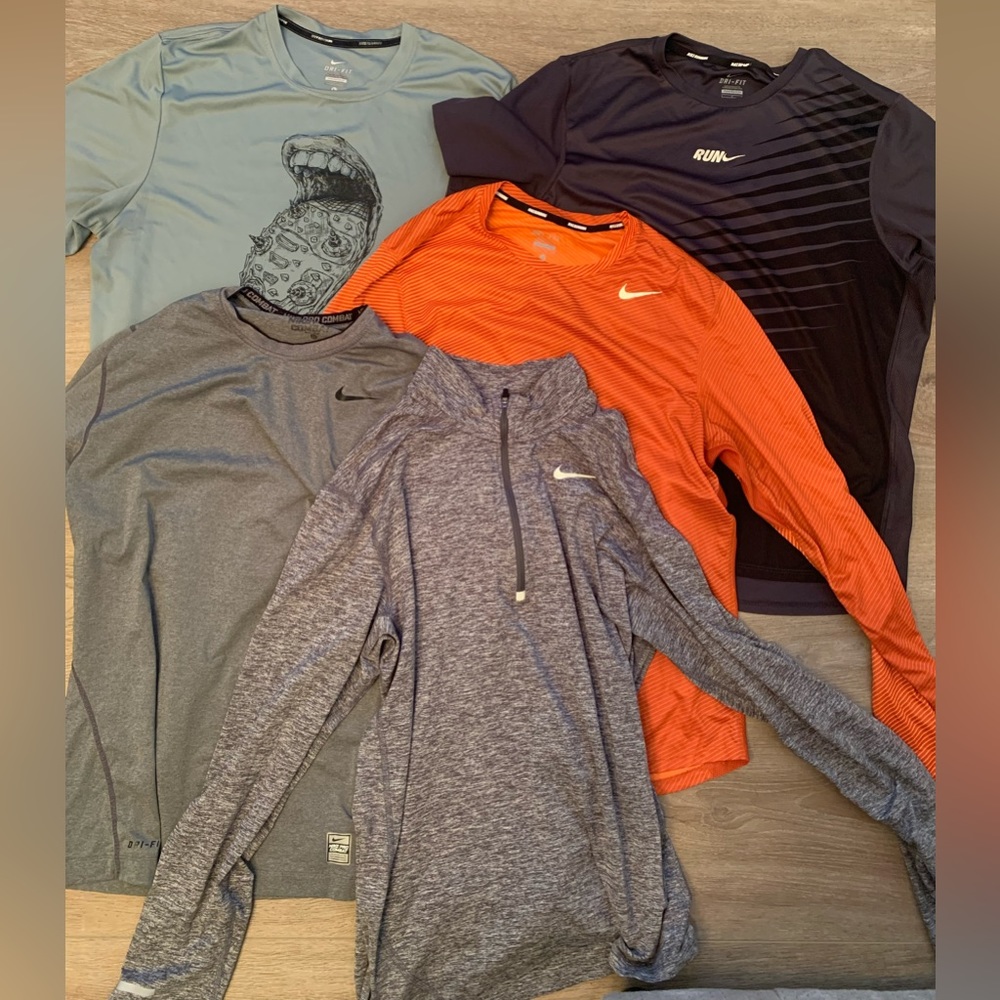 Nike shirt bundle, Please read for size.